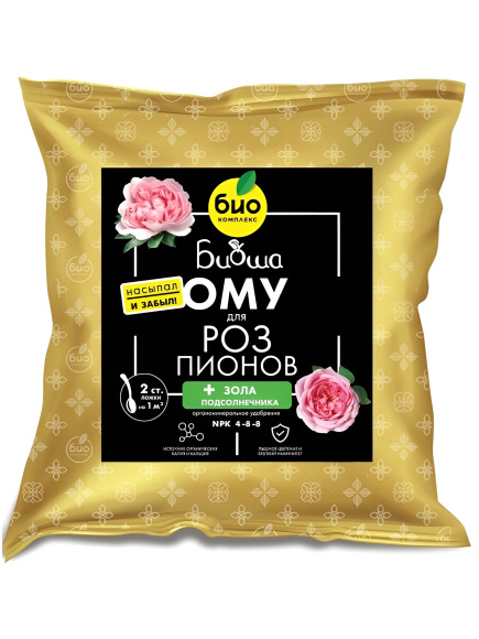БИО-комплекс ОМУ для роз, пионов ТМ БИОША 1 кг купить с доставкой