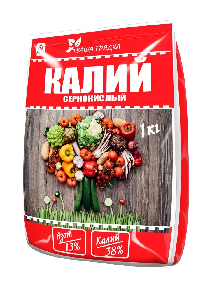 Калий сернокислый 1 кг [Вика] купить с доставкой