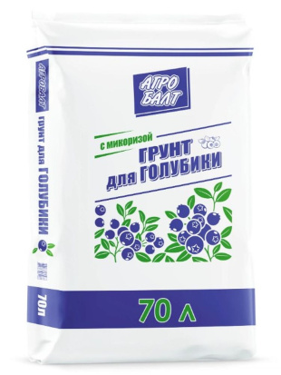 Грунт кислый Агробалт-В Голубика 5-20мм рН3,5-4,5 70л