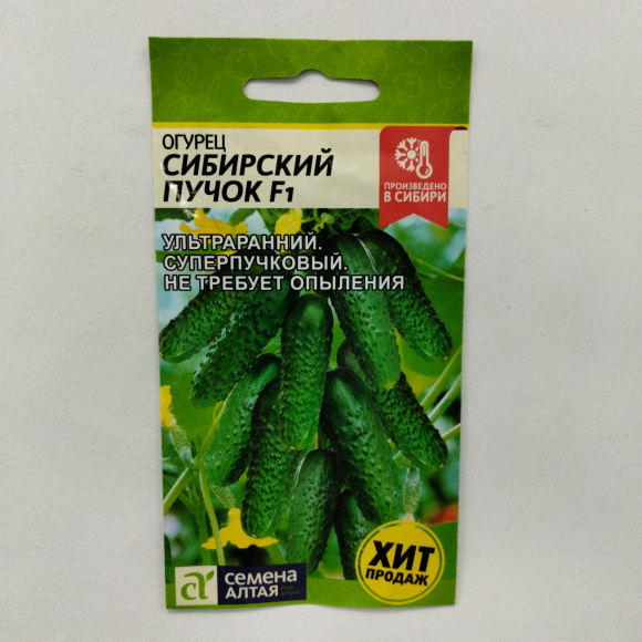Огурец Сибирский Пучок [Семена алтая] купить с доставкой