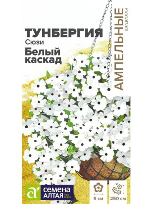 Тунбергия Сюзи Белый каскад крылатая [Семена алтая]