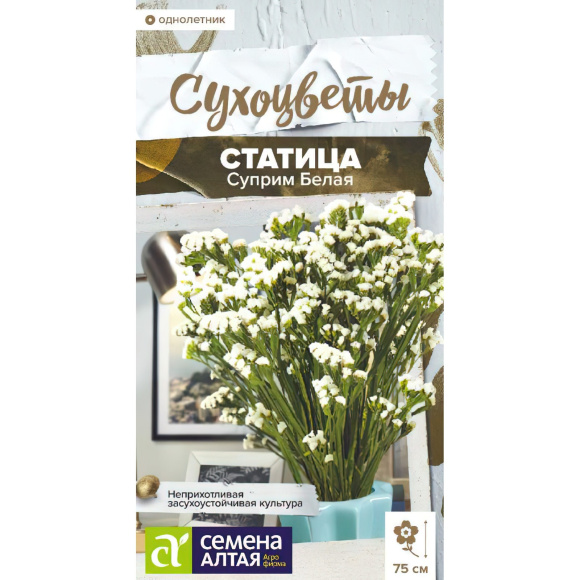 Статица Суприм Белая [Семена алтая] купить с доставкой