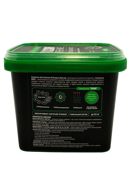 Бона Форте Клубника и ягода 1 л ведро [Бона Форте] купить с доставкой