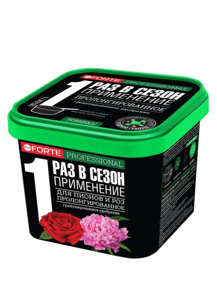 Бона Форте Розы Пионы с кремнием 1 л ведро [Бона Форте] купить с доставкой