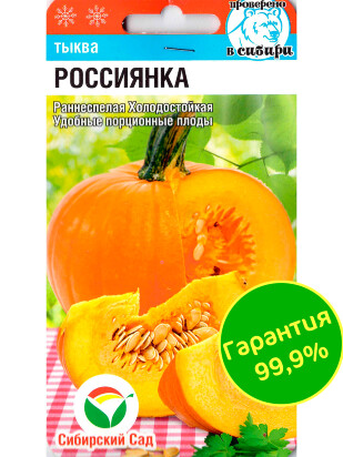 Тыква Россиянка [Сибирский сад]