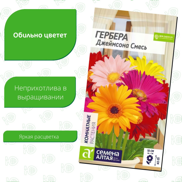 Гербера Джеймсона Смесь [Семена алтая] купить с доставкой