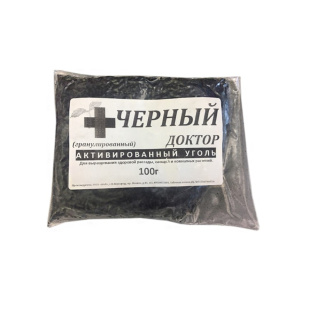 Уголь актив Черный Доктор 100 г