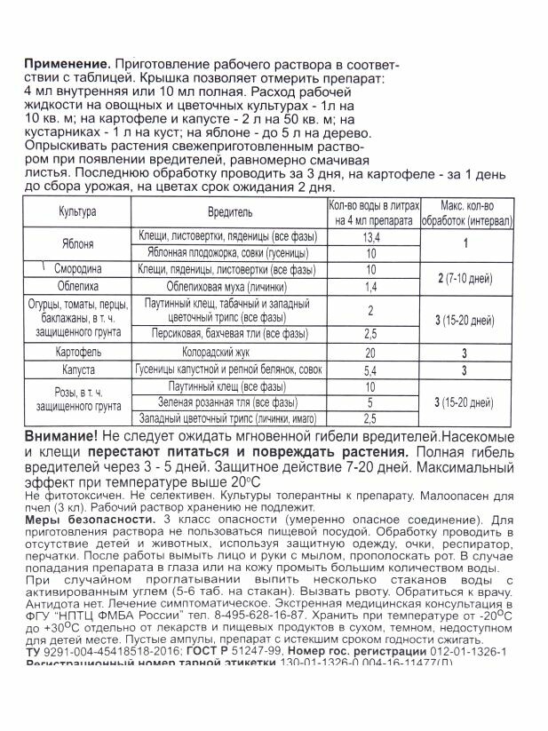 Фитоверм Форте 4 мл [Зеленая Аптека] купить с доставкой