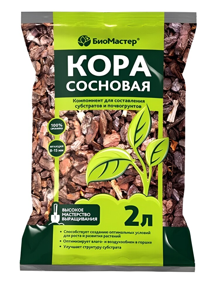 Кора сосны 2л (20шт) БиоМастер купить с доставкой