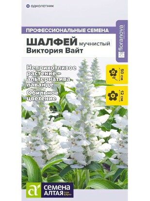Шалфей Виктория Вайт мучнистый [Семена алтая]