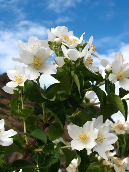 Чубушник Монблан (Mont Blanc) купить с доставкой Чубушник Монблан (Mont Blanc) купить с доставкой