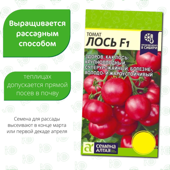 Томат Лось [Семена алтая] купить с доставкой