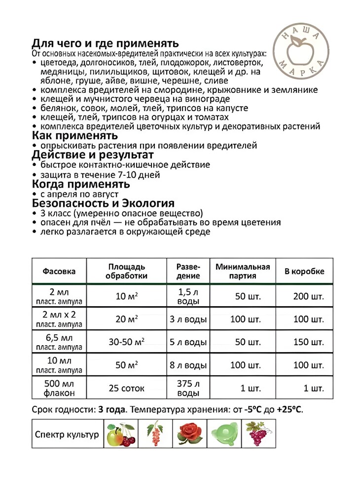 Фуфанон Нова 2мл (Зеленая Аптека)(200шт) купить с доставкой
