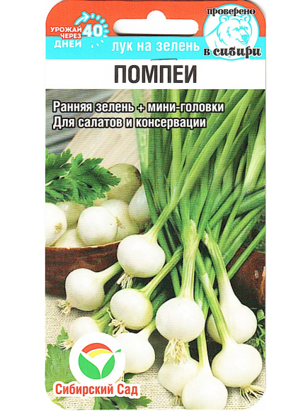 Лук на зелень Помпеи [Сибирский сад] купить с доставкой