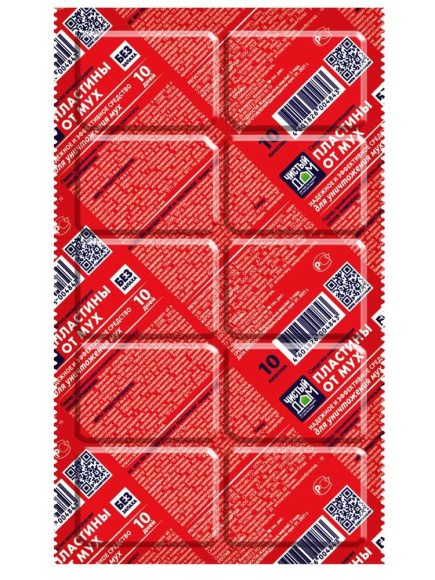 Пластина "Чистый Дом" от мух без запаха /200 (02-981) купить с доставкой